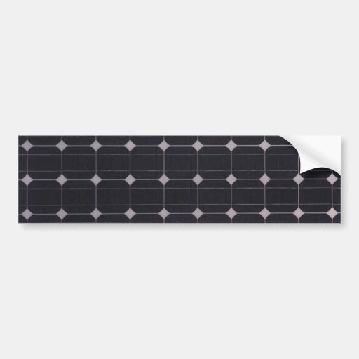 Solar Panel bumper sticker Zazzle