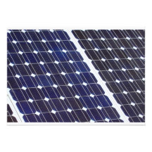 Solar panel custom invitations