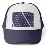 Solar panel mesh hat
