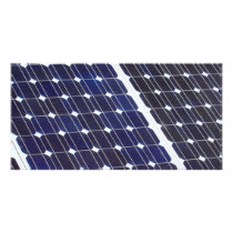 Solar panel custom photo card