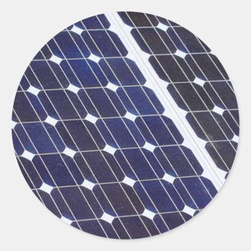 Solar panel stickers Zazzle