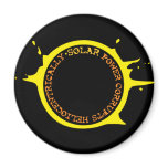 Solar power corrupts heliocentrically refrigerator magnets