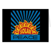 Solar Power for Peace Greeting Cards