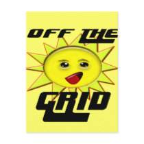 Solar Power Gifts and Promotional Products T-shirt postcards by samack Solar Power Gifts and Promotional Products T-shirt postcards