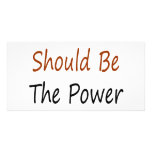 Solar Power Should Be The Power Of The Future Personalized Photo Card