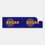 Solar Power Sun Bumper Stickers