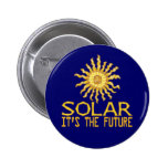 Solar Power Sun Button