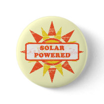 Solar Powered Button by MidnightAkita Solar Powered Button