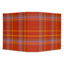 Solar Salud Plaid Binder