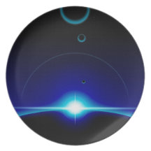 Solar Scene Dinner Plates
