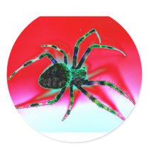 solar spider sticker
