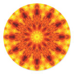 Solar Sun Kaleidoscope Sticker
