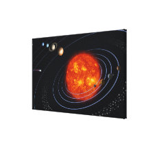 Solar System 8 Canvas Print