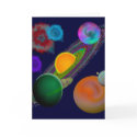Solar System Design Note Cards card