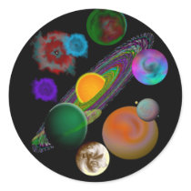 Solar System Design Stickers