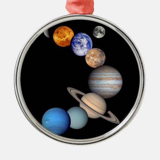 solar system montage metal ornament zazzle solar system montage metal ornament zazzle