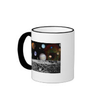 Solar System Montage of Voyager Images Coffee Mug