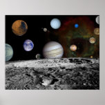 Solar System Montage posters