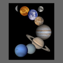 Solar System Montage posters
