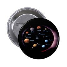 Solar System Planets Button