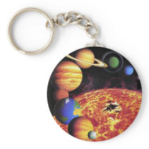 Solar System Planets Keychain