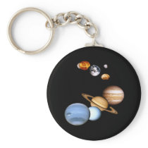 Solar System Planets Keychain