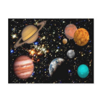 Solar System Planets Postcard by Natures_Best_Images Solar System Planets Postcard