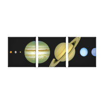 Solar Sytem ~ Long View Gallery Wrap Canvas
