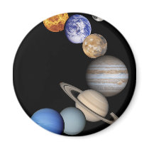 Solar Sytem Montage Fridge Magnets