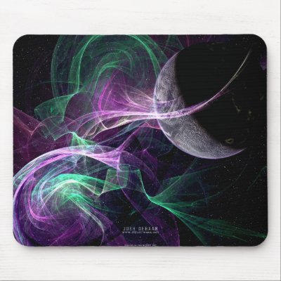Solar Winds Embrace Mouse Pads by 3dartwork