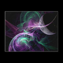 Solar Winds Embrace Postcard postcards