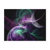 Solar Winds Embrace Postcard