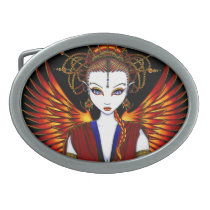 Solara Oriental Sun Goddess Belt Buckle
