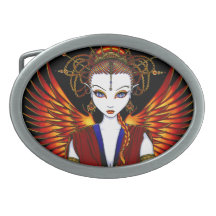 Solara Oriental Sun Goddess Belt Buckle