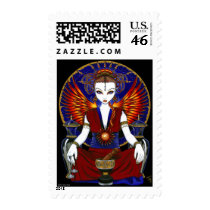 "Solara" Sun Goddess Fire Angel Postage