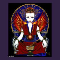 "Solara" Sun Goddess Fire Angel Poster posters