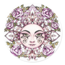 Solara Sun Goddess Sticker by Solara7 Solara Sun Goddess Sticker