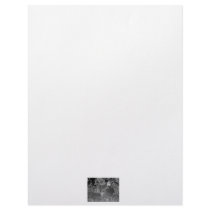 Solarized negative photograph of solo figure customized letterhead