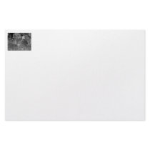 Solarized negative photograph of solo figure custom stationery