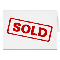 Sold cards by TeeZazzle Sold cards