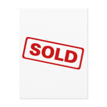 Sold postcards