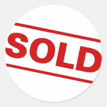 Sold Sign Stickers