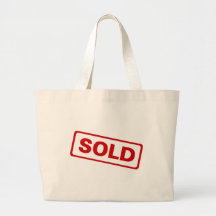 Sold Sign Tote Bags
