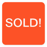 Sold Sticker stickers