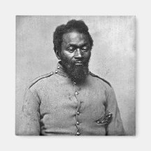 Soldado afroamericano de la guerra civil, 1861 imán para frigorifico