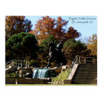 Soldado MonumentFt del búfalo. Leavenwor… tarjetas postales