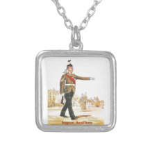Soldados de la reina, sargento, escocés real colgantes personalizados