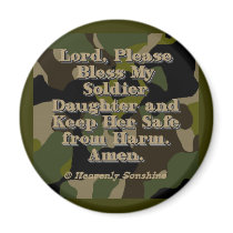 Soldier Daughter Prayer magnets by heavenly_sonshine Soldier Daughter Prayer magnets