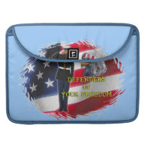 Soldier flag Rickshaw Flap Sleeve Sleeve For Macbook Pro