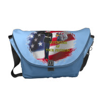 Soldier flag Rickshaw Messenger Bag